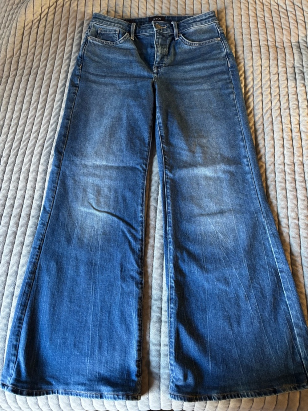 NYDJ Mia Palazzo Jeans in Indigo Blue (size 0 but runs large)